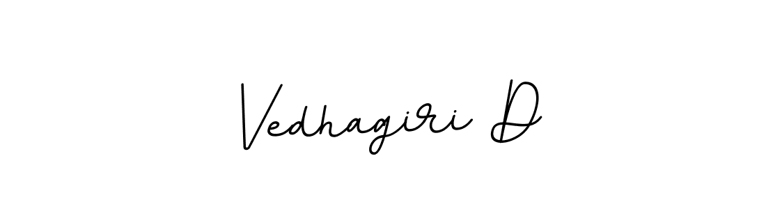 Design your own signature with our free online signature maker. With this signature software, you can create a handwritten (BallpointsItalic-DORy9) signature for name Vedhagiri D. Vedhagiri D signature style 11 images and pictures png