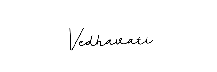 Design your own signature with our free online signature maker. With this signature software, you can create a handwritten (BallpointsItalic-DORy9) signature for name Vedhavati. Vedhavati signature style 11 images and pictures png