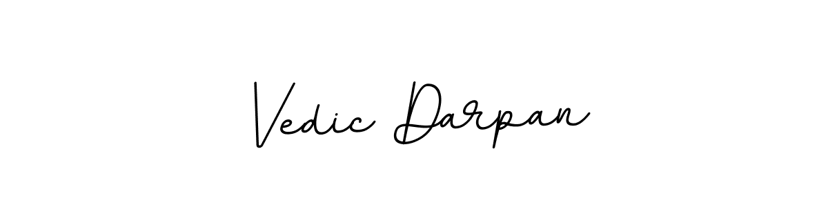 Design your own signature with our free online signature maker. With this signature software, you can create a handwritten (BallpointsItalic-DORy9) signature for name Vedic Darpan. Vedic Darpan signature style 11 images and pictures png