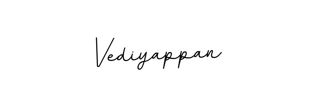 if you are searching for the best signature style for your name Vediyappan. so please give up your signature search. here we have designed multiple signature styles  using BallpointsItalic-DORy9. Vediyappan signature style 11 images and pictures png