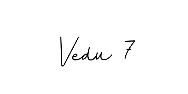 Vedu 7 stylish signature style. Best Handwritten Sign (BallpointsItalic-DORy9) for my name. Handwritten Signature Collection Ideas for my name Vedu 7. Vedu 7 signature style 11 images and pictures png