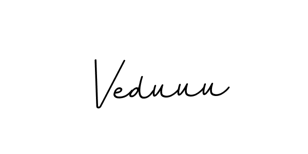Design your own signature with our free online signature maker. With this signature software, you can create a handwritten (BallpointsItalic-DORy9) signature for name Veduuu. Veduuu signature style 11 images and pictures png