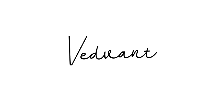 Also we have Vedvant name is the best signature style. Create professional handwritten signature collection using BallpointsItalic-DORy9 autograph style. Vedvant signature style 11 images and pictures png