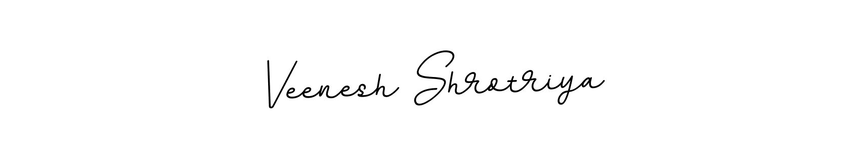 Create a beautiful signature design for name Veenesh Shrotriya. With this signature (BallpointsItalic-DORy9) fonts, you can make a handwritten signature for free. Veenesh Shrotriya signature style 11 images and pictures png
