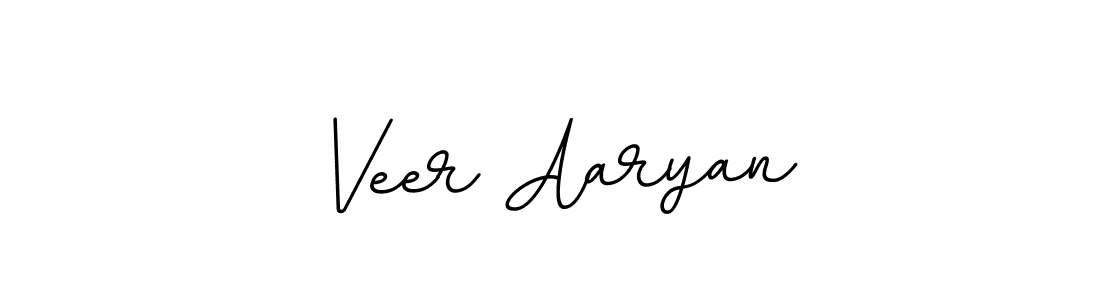 if you are searching for the best signature style for your name Veer Aaryan. so please give up your signature search. here we have designed multiple signature styles  using BallpointsItalic-DORy9. Veer Aaryan signature style 11 images and pictures png