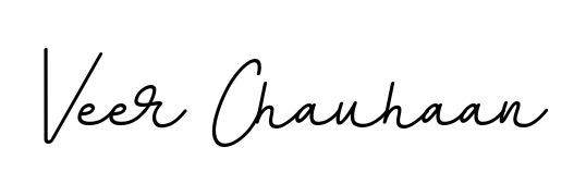 A classic penmanship look for Veer Chauhaan. The BallpointsItalic-DORy9 font brings timeless elegance and confidence to every signed document. Veer Chauhaan signature style 11 images and pictures png