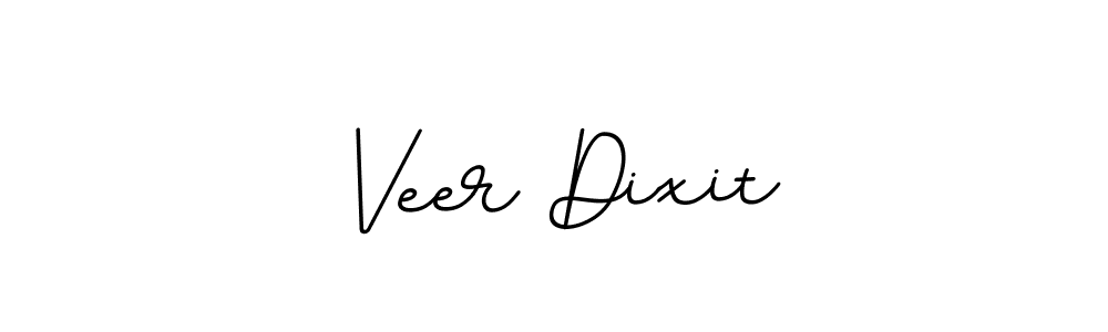 Create a beautiful signature design for name Veer Dixit. With this signature (BallpointsItalic-DORy9) fonts, you can make a handwritten signature for free. Veer Dixit signature style 11 images and pictures png