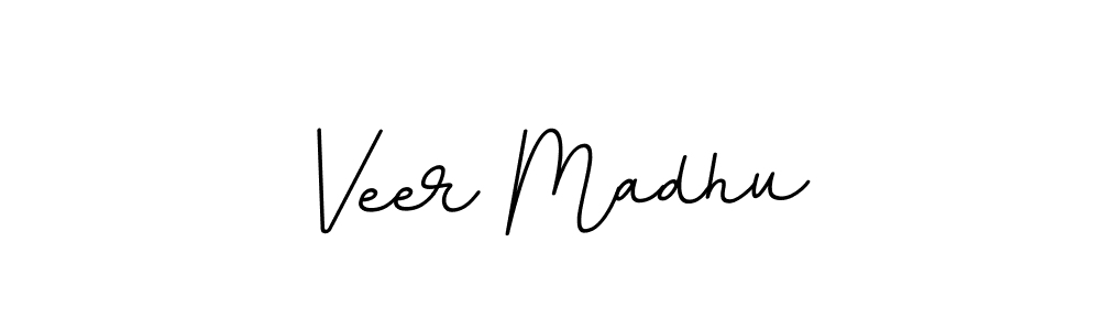 How to make Veer Madhu signature? BallpointsItalic-DORy9 is a professional autograph style. Create handwritten signature for Veer Madhu name. Veer Madhu signature style 11 images and pictures png