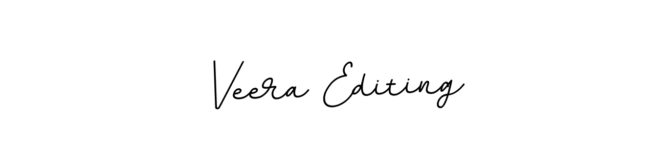 Design your own signature with our free online signature maker. With this signature software, you can create a handwritten (BallpointsItalic-DORy9) signature for name Veera Editing. Veera Editing signature style 11 images and pictures png