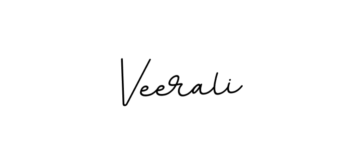 Make a beautiful signature design for name Veerali. With this signature (BallpointsItalic-DORy9) style, you can create a handwritten signature for free. Veerali signature style 11 images and pictures png