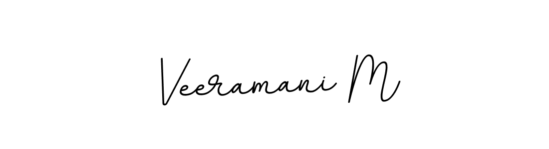 You should practise on your own different ways (BallpointsItalic-DORy9) to write your name (Veeramani M) in signature. don't let someone else do it for you. Veeramani M signature style 11 images and pictures png