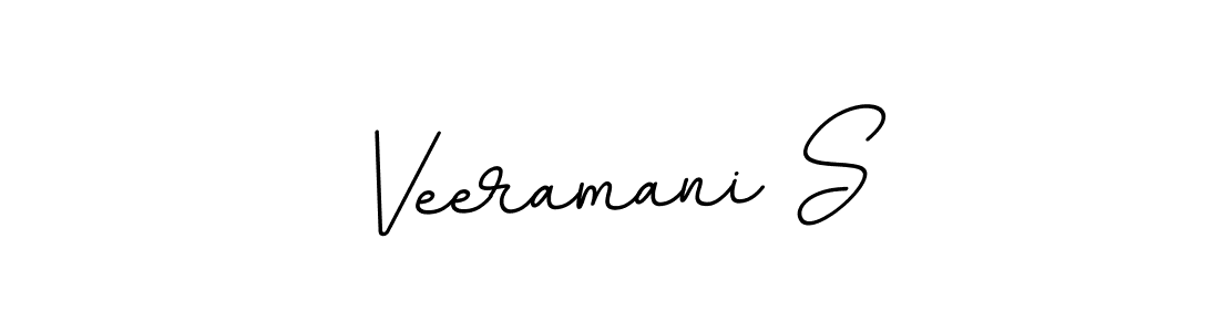 You should practise on your own different ways (BallpointsItalic-DORy9) to write your name (Veeramani S) in signature. don't let someone else do it for you. Veeramani S signature style 11 images and pictures png