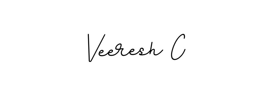 This is the best signature style for the Veeresh C name. Also you like these signature font (BallpointsItalic-DORy9). Mix name signature. Veeresh C signature style 11 images and pictures png