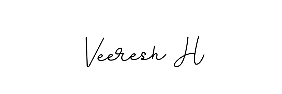 Design your own signature with our free online signature maker. With this signature software, you can create a handwritten (BallpointsItalic-DORy9) signature for name Veeresh H. Veeresh H signature style 11 images and pictures png