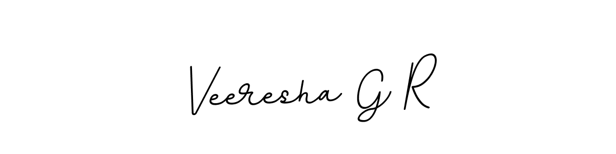 The best way (BallpointsItalic-DORy9) to make a short signature is to pick only two or three words in your name. The name Veeresha G R include a total of six letters. For converting this name. Veeresha G R signature style 11 images and pictures png