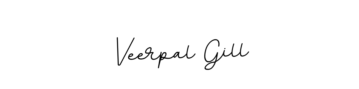 Check out images of Autograph of Veerpal Gill name. Actor Veerpal Gill Signature Style. BallpointsItalic-DORy9 is a professional sign style online. Veerpal Gill signature style 11 images and pictures png