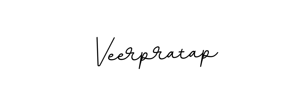 How to make Veerpratap name signature. Use BallpointsItalic-DORy9 style for creating short signs online. This is the latest handwritten sign. Veerpratap signature style 11 images and pictures png