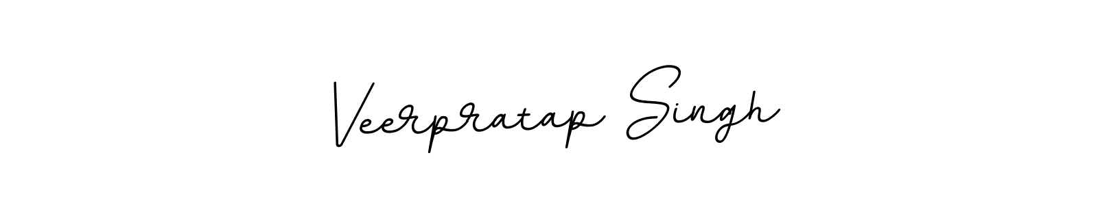 You should practise on your own different ways (BallpointsItalic-DORy9) to write your name (Veerpratap Singh) in signature. don't let someone else do it for you. Veerpratap Singh signature style 11 images and pictures png