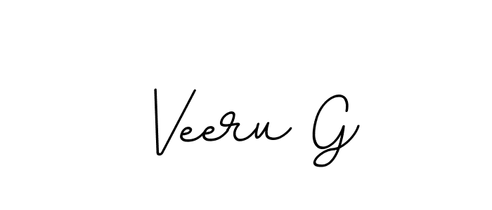 Make a beautiful signature design for name Veeru G. With this signature (BallpointsItalic-DORy9) style, you can create a handwritten signature for free. Veeru G signature style 11 images and pictures png