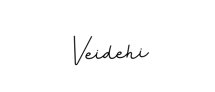 Make a beautiful signature design for name Veidehi. With this signature (BallpointsItalic-DORy9) style, you can create a handwritten signature for free. Veidehi signature style 11 images and pictures png