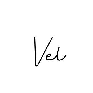 You should practise on your own different ways (BallpointsItalic-DORy9) to write your name (Vel) in signature. don't let someone else do it for you. Vel signature style 11 images and pictures png