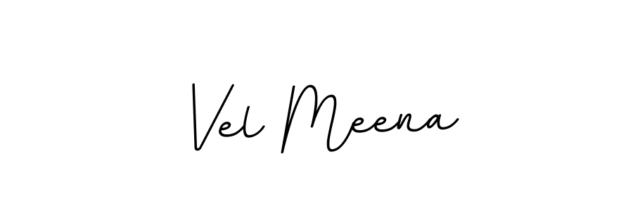 Also You can easily find your signature by using the search form. We will create Vel Meena name handwritten signature images for you free of cost using BallpointsItalic-DORy9 sign style. Vel Meena signature style 11 images and pictures png