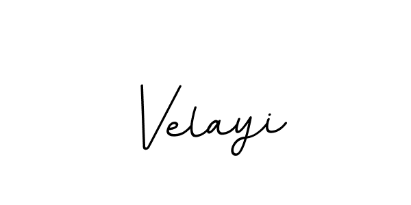 Make a beautiful signature design for name Velayi. With this signature (BallpointsItalic-DORy9) style, you can create a handwritten signature for free. Velayi signature style 11 images and pictures png