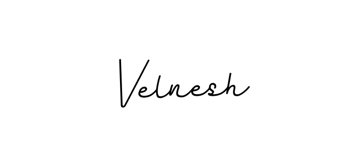 Use a signature maker to create a handwritten signature online. With this signature software, you can design (BallpointsItalic-DORy9) your own signature for name Velnesh. Velnesh signature style 11 images and pictures png