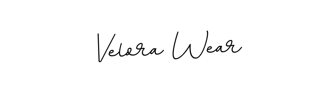 Use a signature maker to create a handwritten signature online. With this signature software, you can design (BallpointsItalic-DORy9) your own signature for name Velora Wear. Velora Wear signature style 11 images and pictures png
