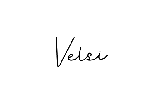 Velsi stylish signature style. Best Handwritten Sign (BallpointsItalic-DORy9) for my name. Handwritten Signature Collection Ideas for my name Velsi. Velsi signature style 11 images and pictures png