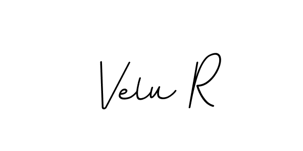 How to make Velu R signature? BallpointsItalic-DORy9 is a professional autograph style. Create handwritten signature for Velu R name. Velu R signature style 11 images and pictures png