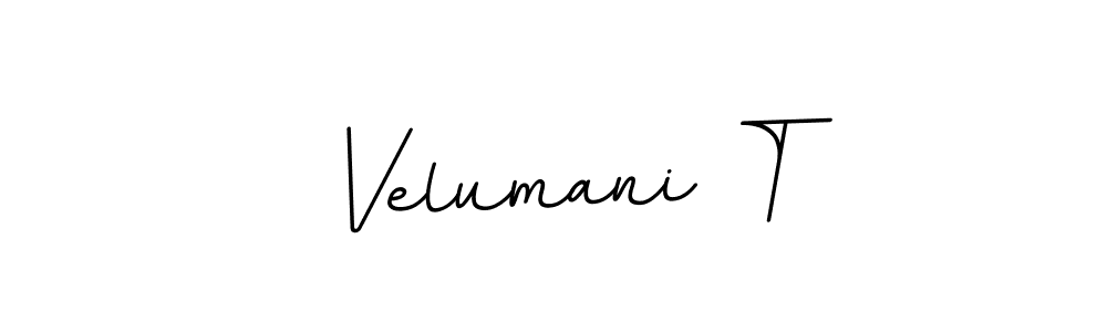 Create a beautiful signature design for name Velumani T. With this signature (BallpointsItalic-DORy9) fonts, you can make a handwritten signature for free. Velumani T signature style 11 images and pictures png