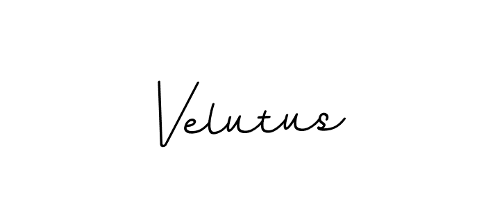 How to make Velutus signature? BallpointsItalic-DORy9 is a professional autograph style. Create handwritten signature for Velutus name. Velutus signature style 11 images and pictures png