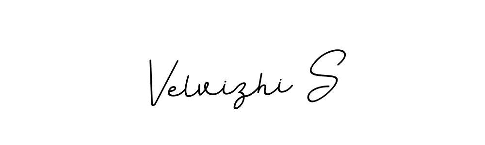 Create a beautiful signature design for name Velvizhi S. With this signature (BallpointsItalic-DORy9) fonts, you can make a handwritten signature for free. Velvizhi S signature style 11 images and pictures png