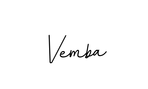 BallpointsItalic-DORy9 is a professional signature style that is perfect for those who want to add a touch of class to their signature. It is also a great choice for those who want to make their signature more unique. Get Vemba name to fancy signature for free. Vemba signature style 11 images and pictures png