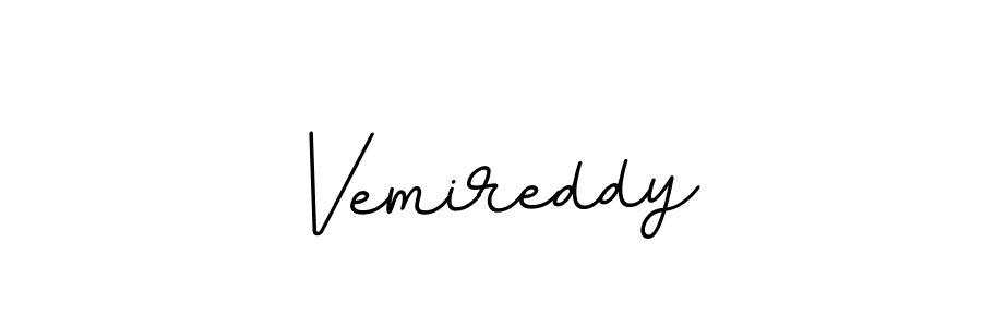 How to make Vemireddy signature? BallpointsItalic-DORy9 is a professional autograph style. Create handwritten signature for Vemireddy name. Vemireddy signature style 11 images and pictures png