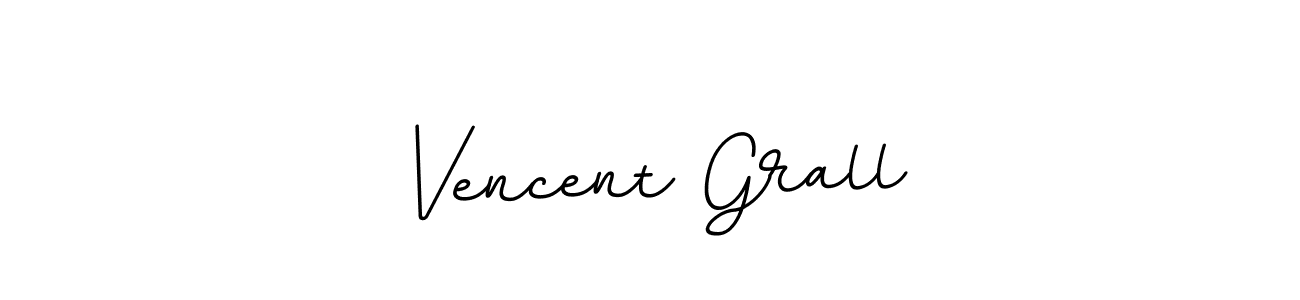 Create a beautiful signature design for name Vencent Grall. With this signature (BallpointsItalic-DORy9) fonts, you can make a handwritten signature for free. Vencent Grall signature style 11 images and pictures png
