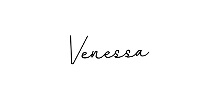 Venessa stylish signature style. Best Handwritten Sign (BallpointsItalic-DORy9) for my name. Handwritten Signature Collection Ideas for my name Venessa. Venessa signature style 11 images and pictures png