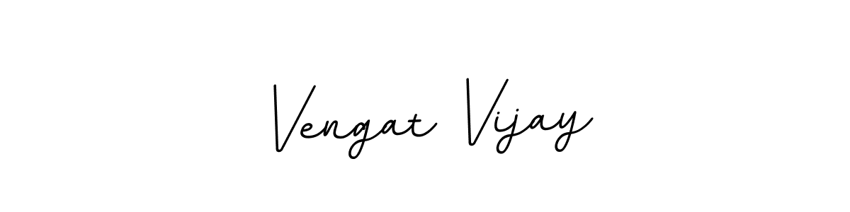 Use a signature maker to create a handwritten signature online. With this signature software, you can design (BallpointsItalic-DORy9) your own signature for name Vengat Vijay. Vengat Vijay signature style 11 images and pictures png