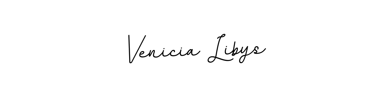 Create a beautiful signature design for name Venicia Libys. With this signature (BallpointsItalic-DORy9) fonts, you can make a handwritten signature for free. Venicia Libys signature style 11 images and pictures png