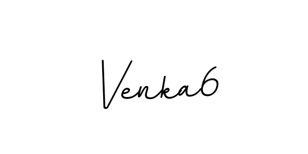 Make a beautiful signature design for name Venka6. With this signature (BallpointsItalic-DORy9) style, you can create a handwritten signature for free. Venka6 signature style 11 images and pictures png