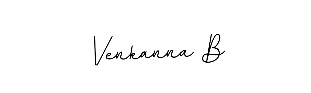 It looks lik you need a new signature style for name Venkanna B. Design unique handwritten (BallpointsItalic-DORy9) signature with our free signature maker in just a few clicks. Venkanna B signature style 11 images and pictures png