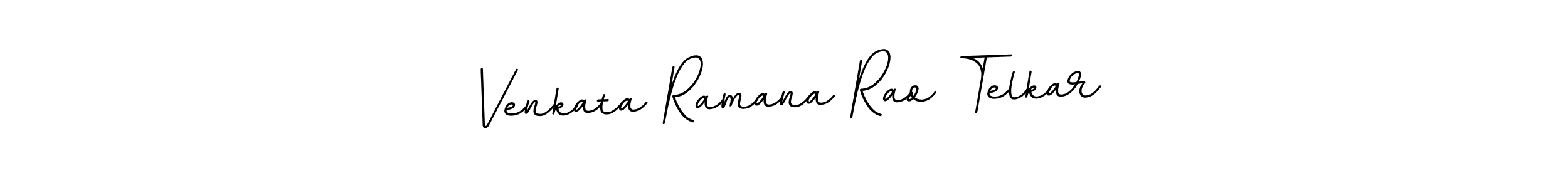 This is the best signature style for the Venkata Ramana Rao Telkar name. Also you like these signature font (BallpointsItalic-DORy9). Mix name signature. Venkata Ramana Rao Telkar signature style 11 images and pictures png