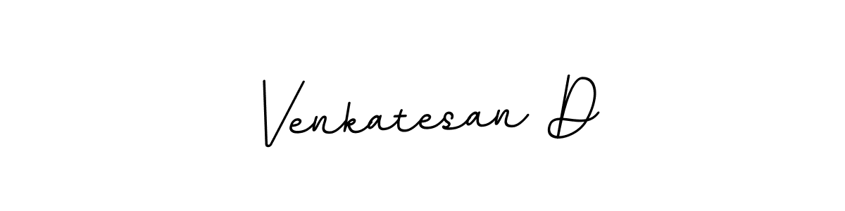 Use a signature maker to create a handwritten signature online. With this signature software, you can design (BallpointsItalic-DORy9) your own signature for name Venkatesan D. Venkatesan D signature style 11 images and pictures png