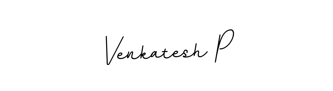 The best way (BallpointsItalic-DORy9) to make a short signature is to pick only two or three words in your name. The name Venkatesh P include a total of six letters. For converting this name. Venkatesh P signature style 11 images and pictures png