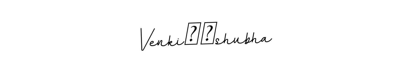 The best way (BallpointsItalic-DORy9) to make a short signature is to pick only two or three words in your name. The name Venki❤️shubha include a total of six letters. For converting this name. Venki❤️shubha signature style 11 images and pictures png