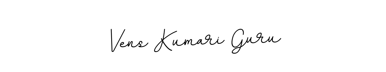 Use a signature maker to create a handwritten signature online. With this signature software, you can design (BallpointsItalic-DORy9) your own signature for name Vens Kumari Guru. Vens Kumari Guru signature style 11 images and pictures png