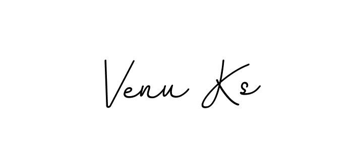 Make a beautiful signature design for name Venu Ks. With this signature (BallpointsItalic-DORy9) style, you can create a handwritten signature for free. Venu Ks signature style 11 images and pictures png