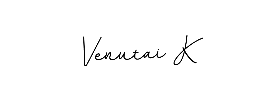 It looks lik you need a new signature style for name Venutai K. Design unique handwritten (BallpointsItalic-DORy9) signature with our free signature maker in just a few clicks. Venutai K signature style 11 images and pictures png
