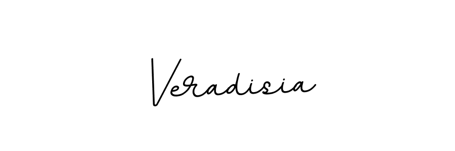 Use a signature maker to create a handwritten signature online. With this signature software, you can design (BallpointsItalic-DORy9) your own signature for name Veradisia. Veradisia signature style 11 images and pictures png